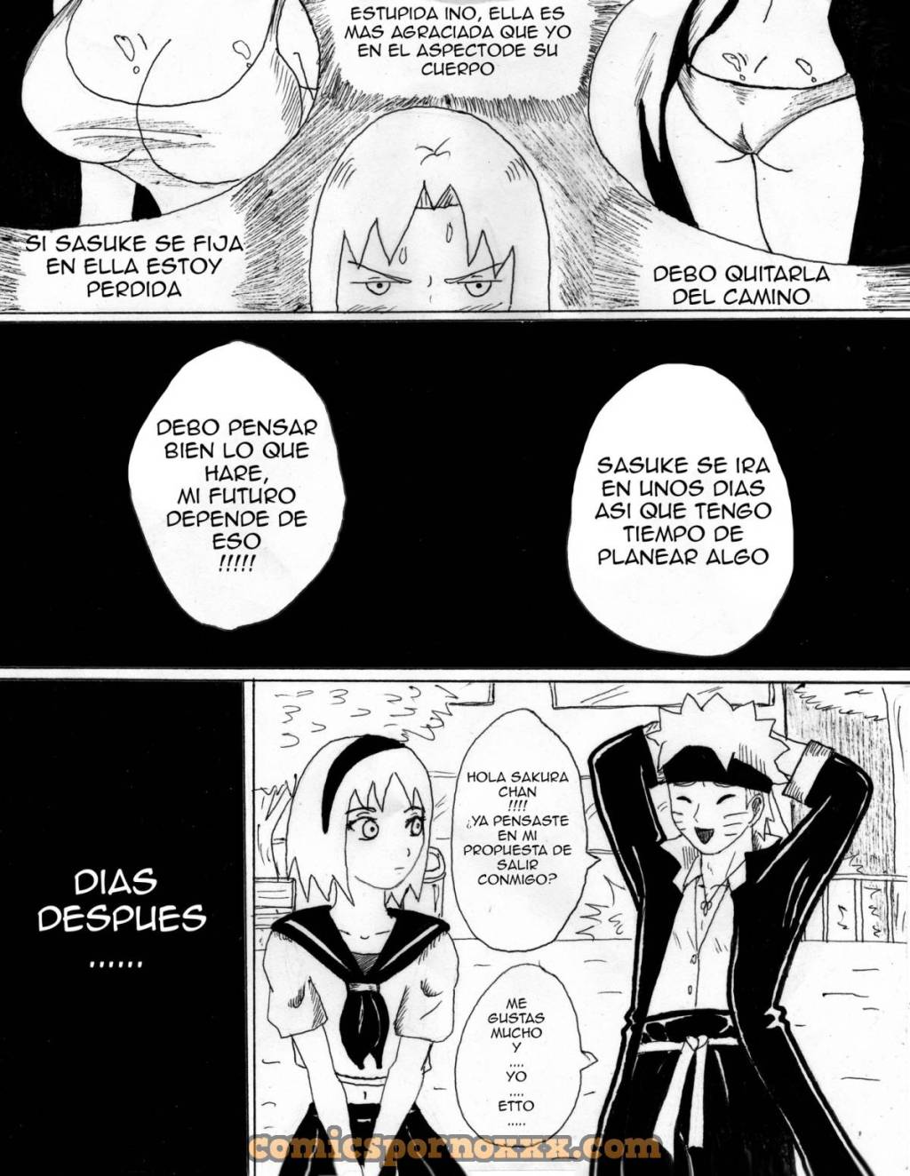 Naruto x INO (Diversión en la Playa) - 9 - Comics Porno - Hentai Manga - Cartoon XXX