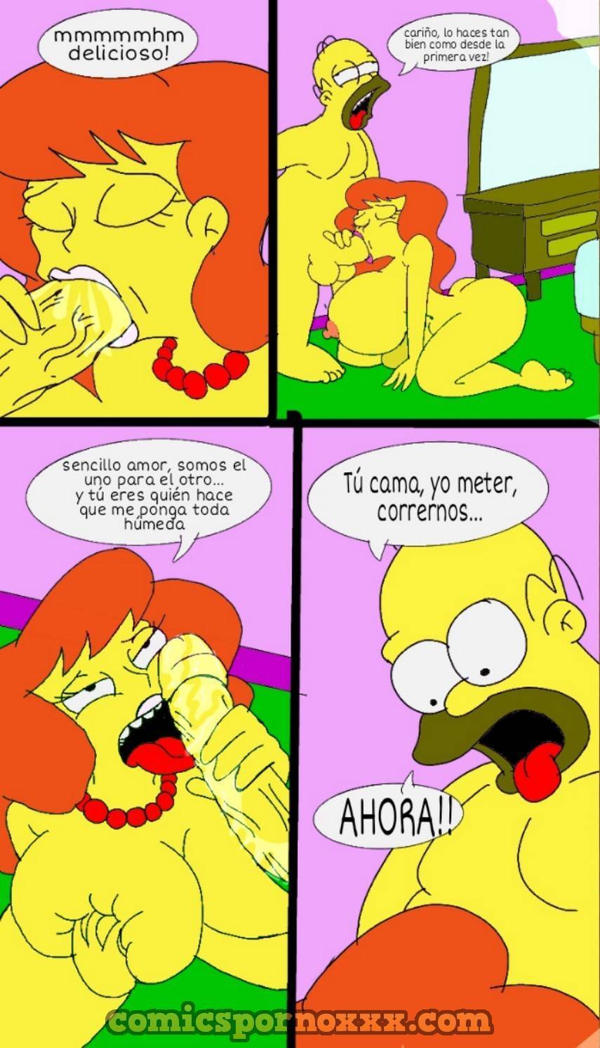 Homero y su Nueva Esposa Mindy Simmons Follando - 4 - Comics Porno - Hentai Manga - Cartoon XXX