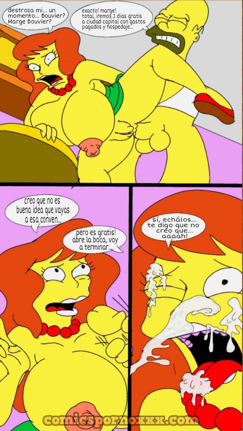 Homero y su Nueva Esposa Mindy Simmons Follando - 9 - Comics Porno - Hentai Manga - Cartoon XXX