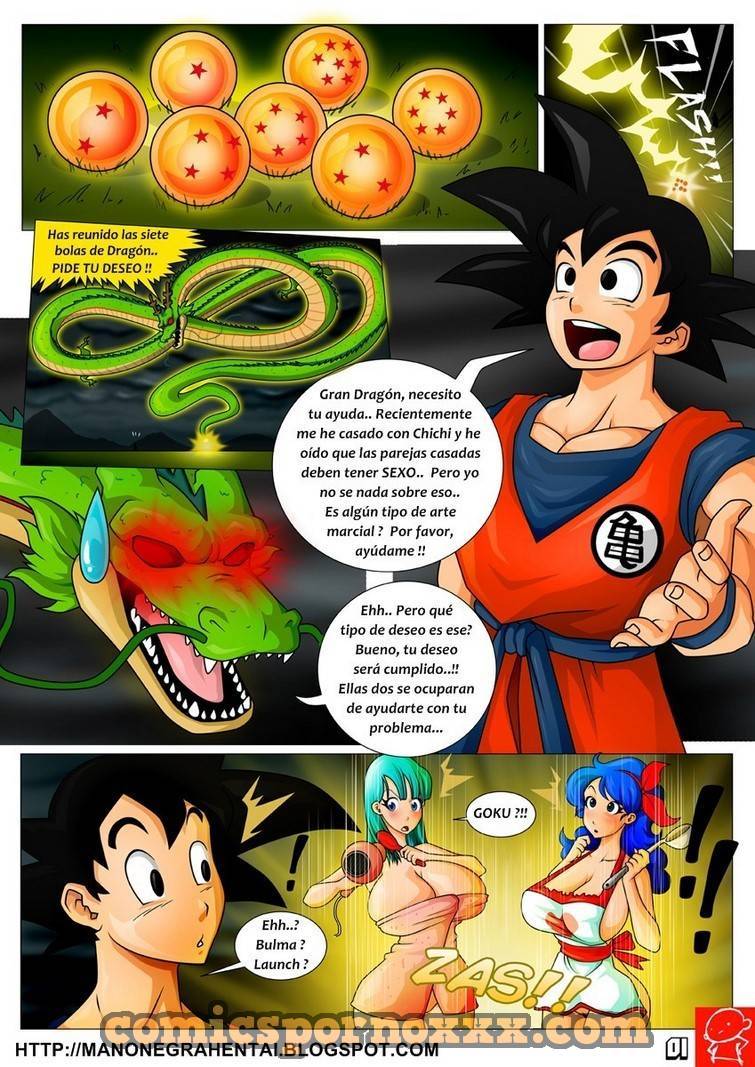 Dragon Ball X (Goku Follando con Milk) - 2 - Comics Porno - Hentai Manga - Cartoon XXX