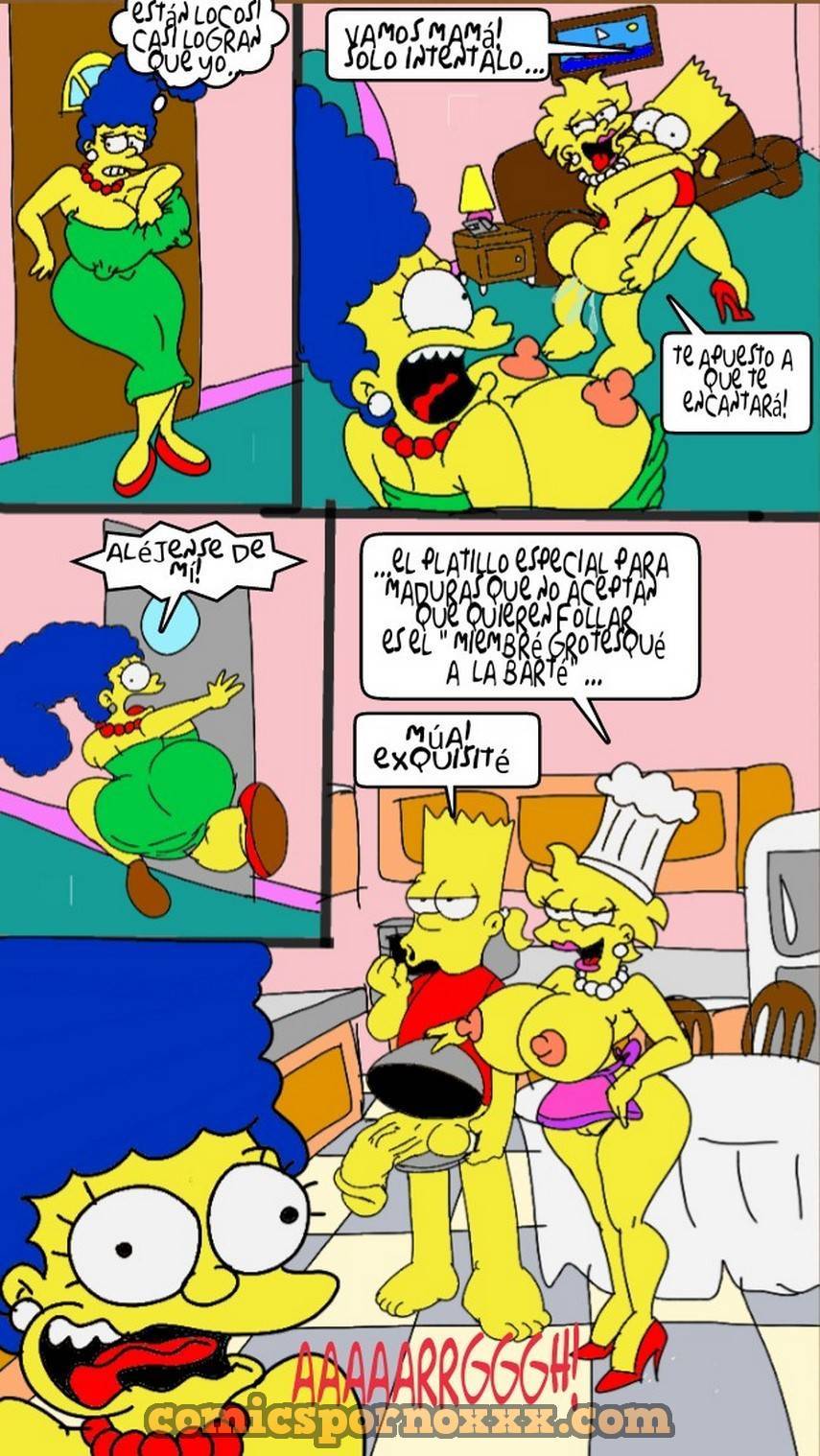 Marge y Lisa Simpson Versión Tetonas Folladas por Bart - 5 - Comics Porno - Hentai Manga - Cartoon XXX