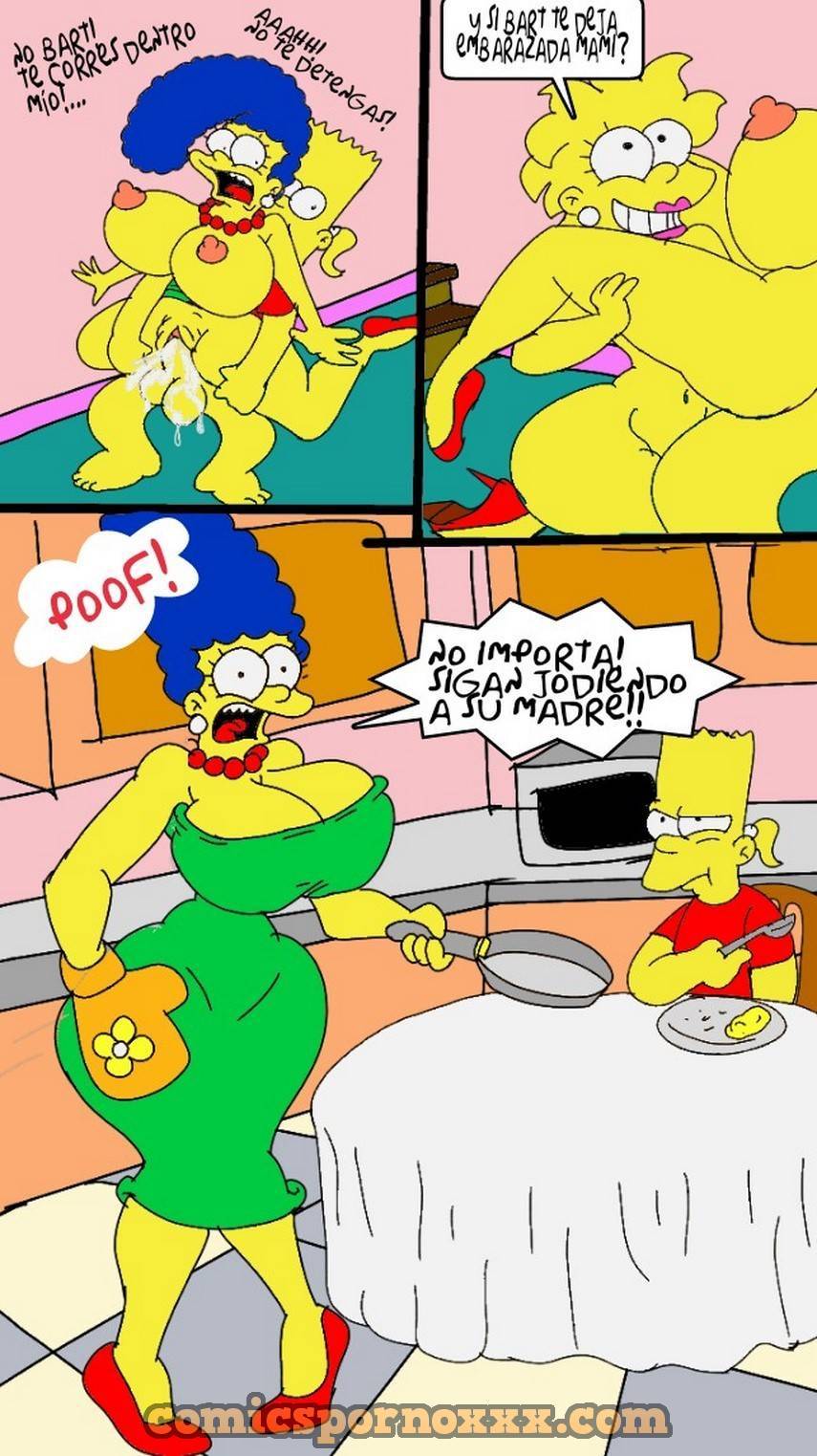 Marge y Lisa Simpson Versión Tetonas Folladas por Bart - 7 - Comics Porno - Hentai Manga - Cartoon XXX