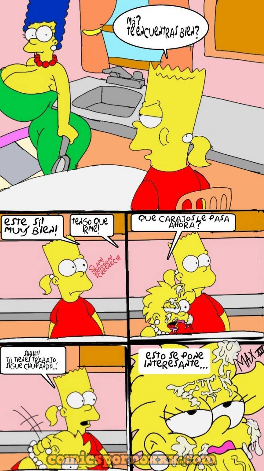 Marge y Lisa Simpson Versión Tetonas Folladas por Bart - 8 - Comics Porno - Hentai Manga - Cartoon XXX