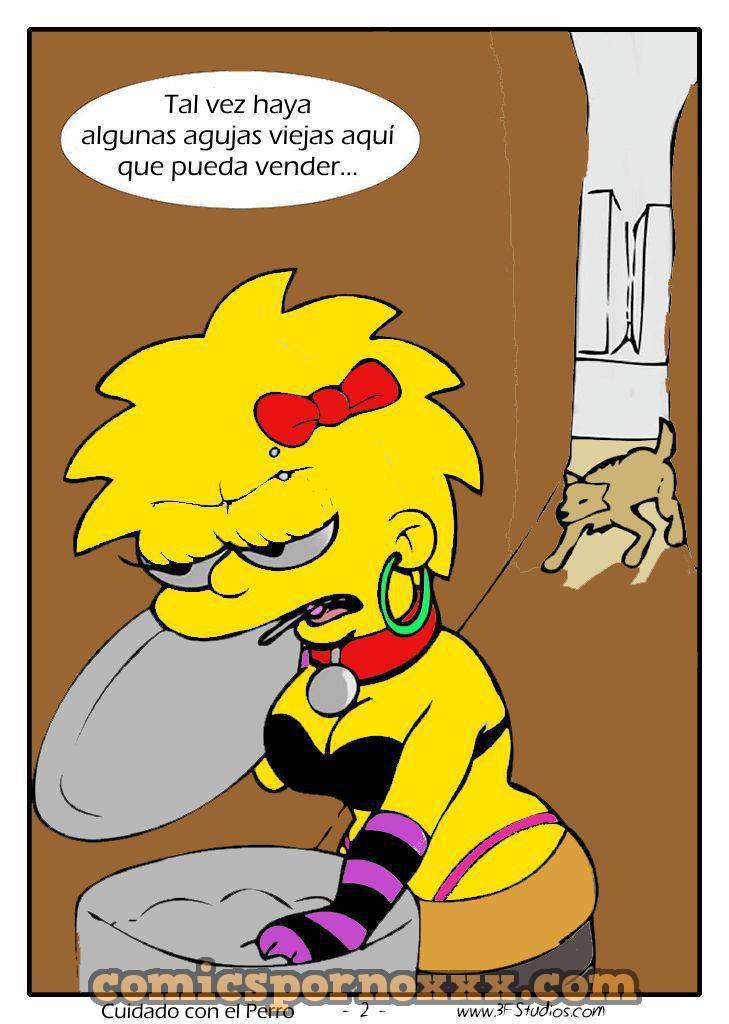 Zoofilia de Los Simpson (Lisa Violada por Perro) - 2 - Comics Porno - Hentai Manga - Cartoon XXX