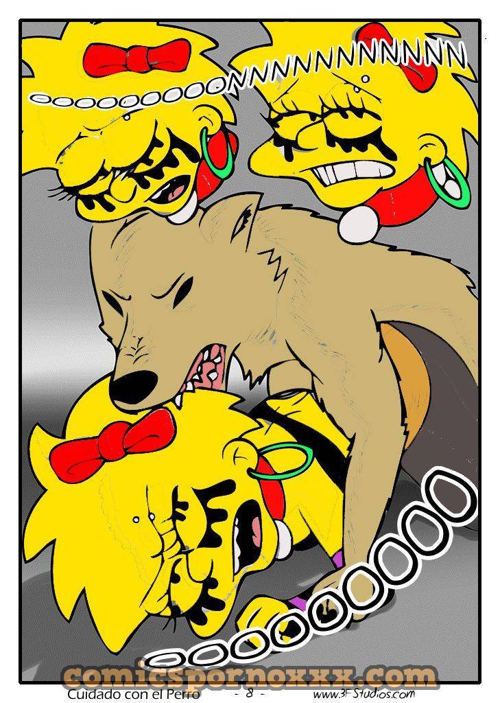 Zoofilia de Los Simpson (Lisa Violada por Perro) - 8 - Comics Porno - Hentai Manga - Cartoon XXX