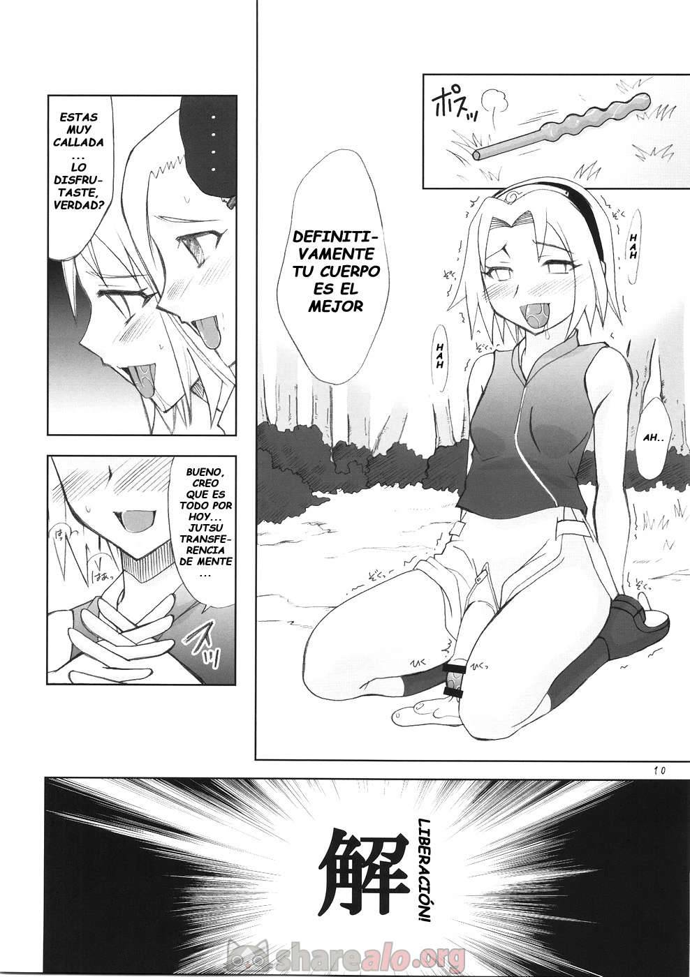 Futanari Kokoro Tenshin (Sakura se Folla a Ino Yamanaka) - 10 - Comics Porno - Hentai Manga - Cartoon XXX