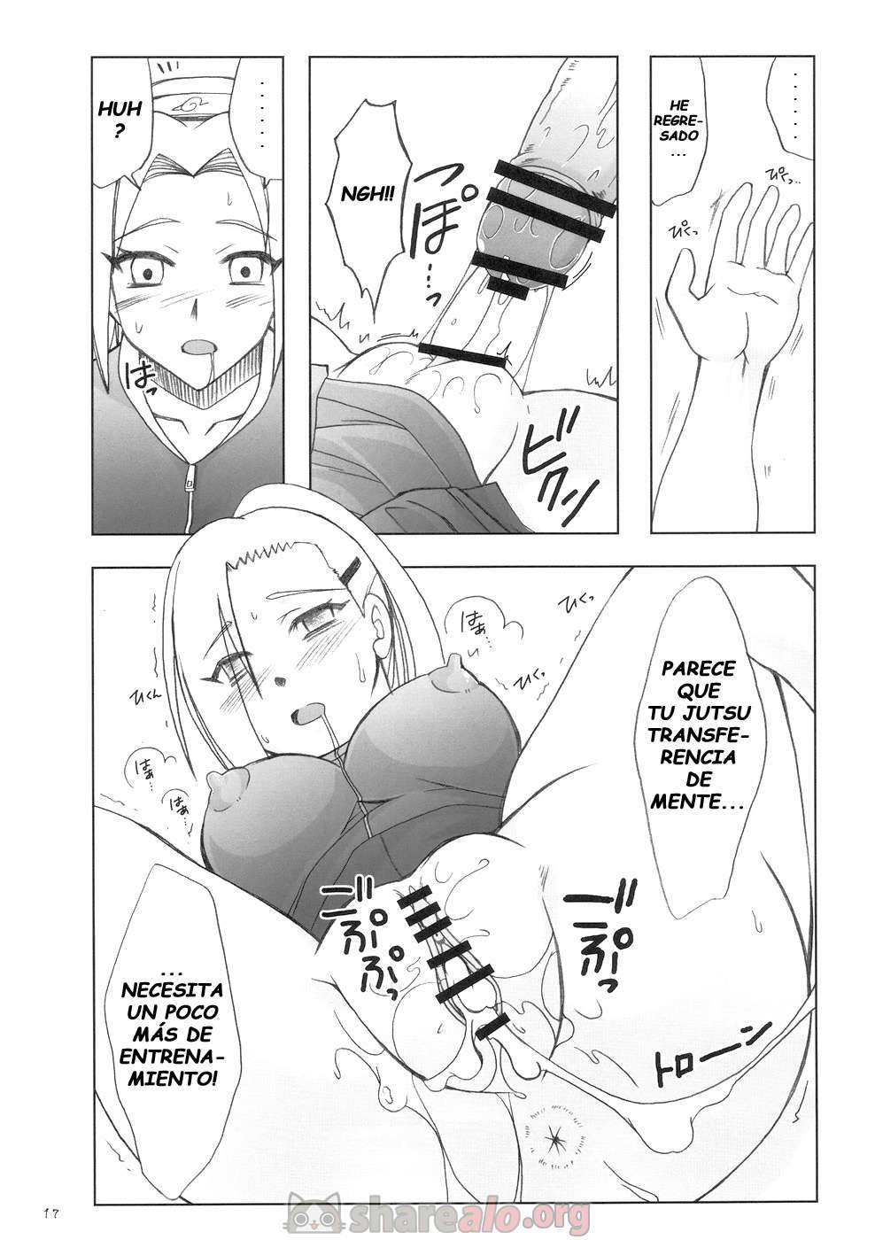 Futanari Kokoro Tenshin (Sakura se Folla a Ino Yamanaka) - 17 - Comics Porno - Hentai Manga - Cartoon XXX