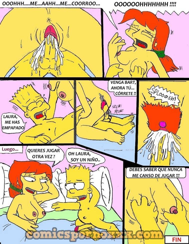 Bart Simpson se Folla a Laura Powers - 10 - Comics Porno - Hentai Manga - Cartoon XXX