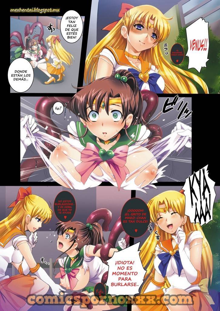 Tentáculo Lava-Cerebros Viola a las Sailors Scouts - 5 - Comics Porno - Hentai Manga - Cartoon XXX