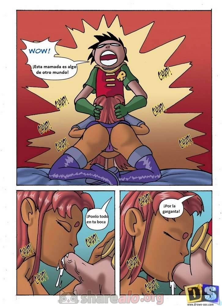 Robin se Folla a Starfire - 3 - Comics Porno - Hentai Manga - Cartoon XXX