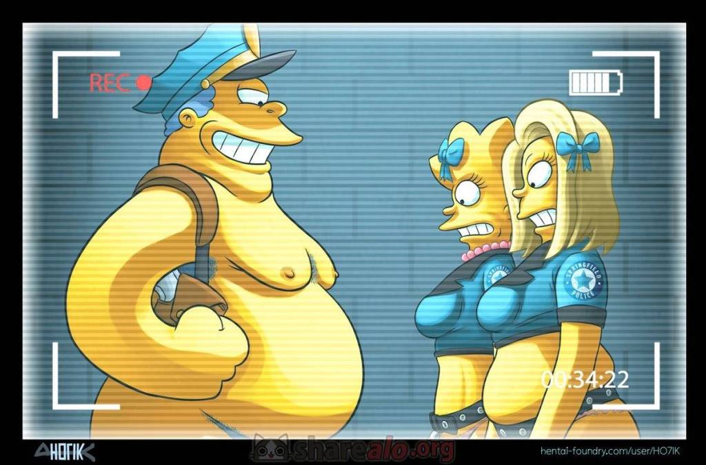Jefe Gorgory Folla a Lisa Simpson y Alex Whitney (Las Reclutas) - 4 - Comics Porno - Hentai Manga - Cartoon XXX