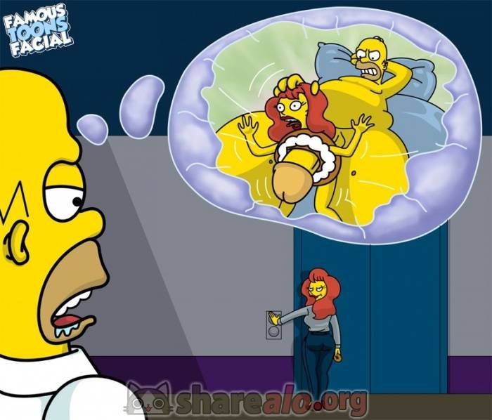 Homero Simpson Follando con su Asistente Margo - 1 - Comics Porno - Hentai Manga - Cartoon XXX