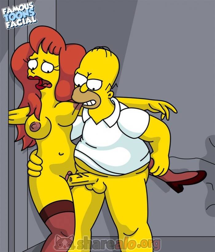 Homero Simpson Follando con su Asistente Margo - 10 - Comics Porno - Hentai Manga - Cartoon XXX