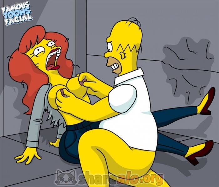Homero Simpson Follando con su Asistente Margo - 6 - Comics Porno - Hentai Manga - Cartoon XXX