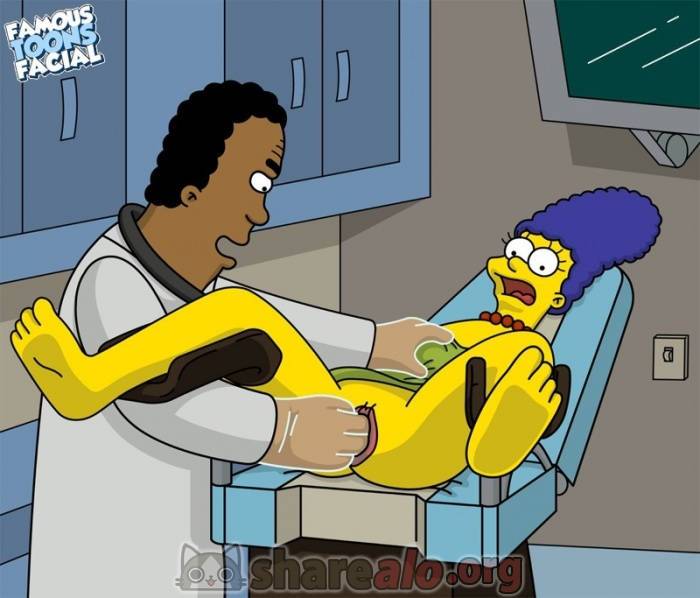 Dr. Hibbert Tiene Sexo con Marge Simpson en el Consultorio - 1 - Comics Porno - Hentai Manga - Cartoon XXX