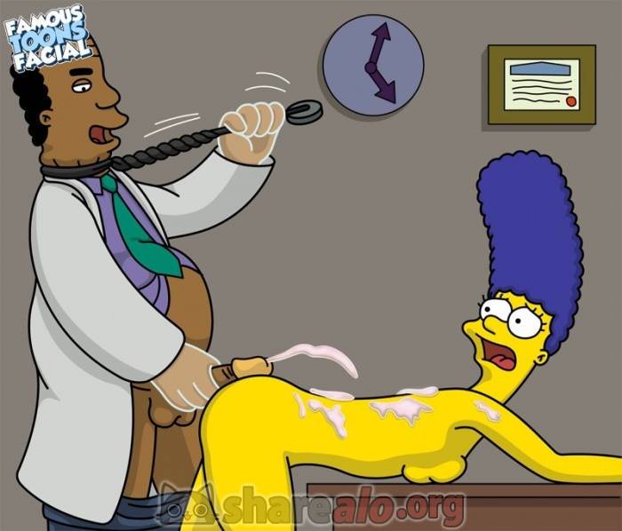 Dr. Hibbert Tiene Sexo con Marge Simpson en el Consultorio - 12 - Comics Porno - Hentai Manga - Cartoon XXX