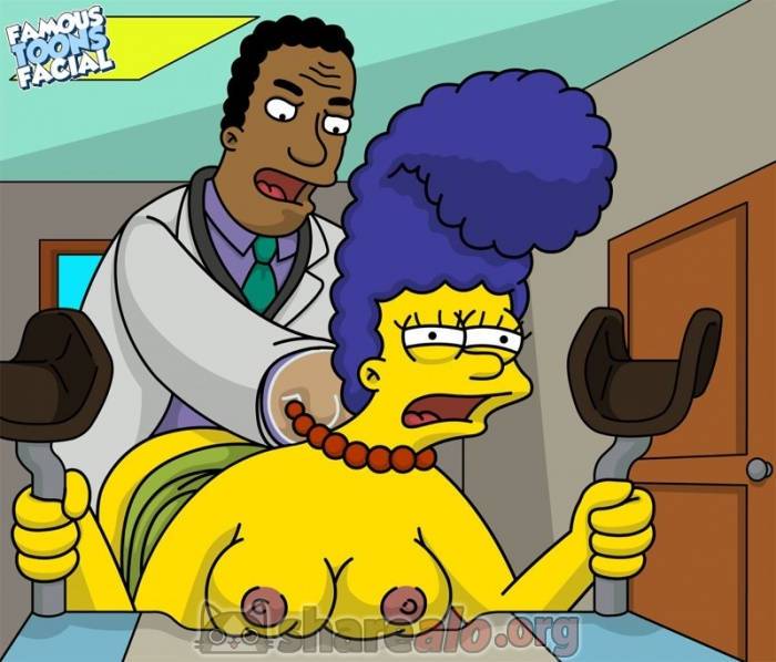 Dr. Hibbert Tiene Sexo con Marge Simpson en el Consultorio - 5 - Comics Porno - Hentai Manga - Cartoon XXX