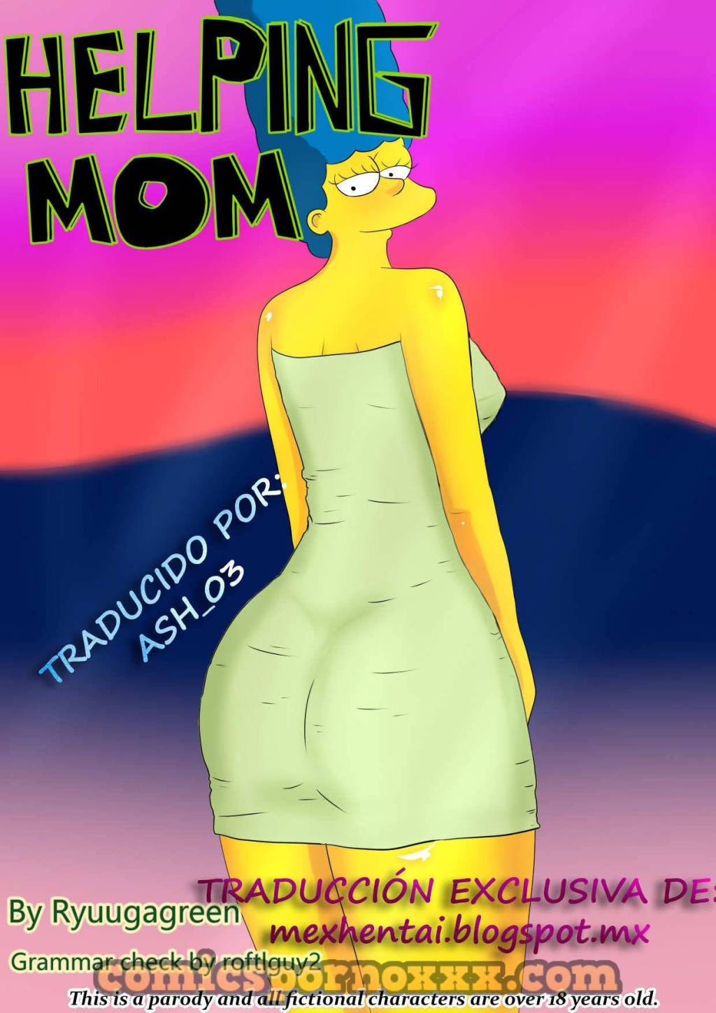 Bart Simpson Folla a su Madre Marge en Cuatro Patas - 1 - Comics Porno - Hentai Manga - Cartoon XXX