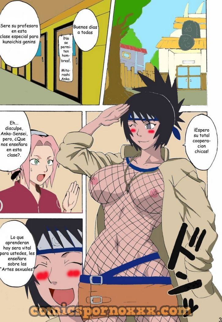 Las Clases Kunoichi (Anko Mitarashi Enseña Artes Sexuales) - 4 - Comics Porno - Hentai Manga - Cartoon XXX