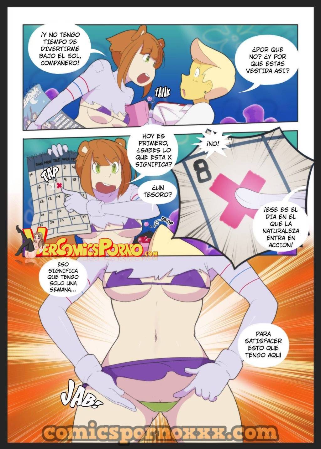 Pre-Hibernation Week (Arenita y Bob Esponja Sex) - 2 - Comics Porno - Hentai Manga - Cartoon XXX