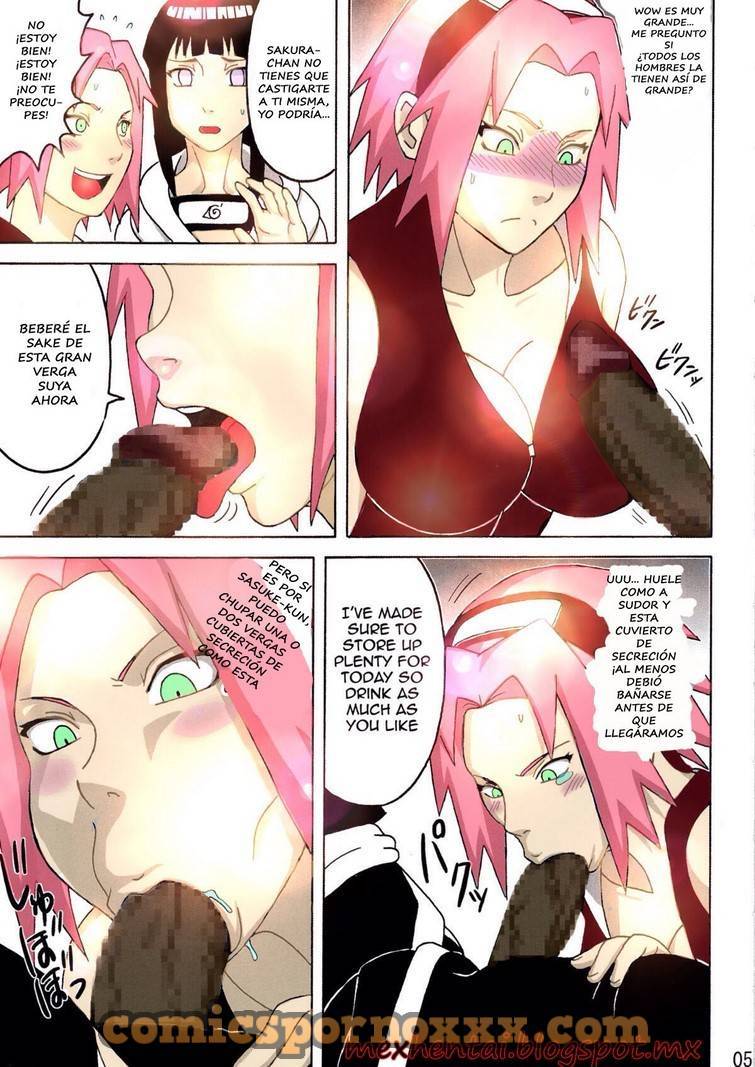 SakuHina (Porno de Hinata, Sakura y Sasuke) - 6 - Comics Porno - Hentai Manga - Cartoon XXX
