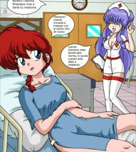 Porno - Shampoo Nurse (Enfermera Cuidando a Ranma) - 3