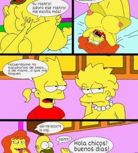 Comics XXX - Homero y su Nueva Esposa Mindy Simmons Follando - 6