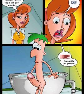 Ver - Phineas y Ferb Culean a su Mama en el Baño - 1