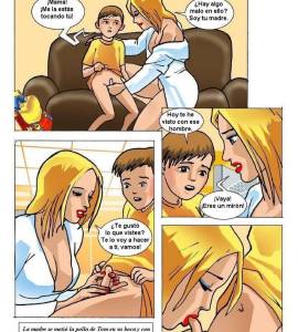 Comics XXX - Espiando a Mamá - 6