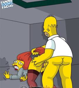 Comics Porno - Homero Simpson Follando con su Asistente Margo - 7