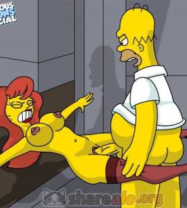 Imagenes XXX - Homero Simpson Follando con su Asistente Margo - 9