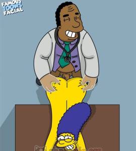 Cartoon - Dr. Hibbert Tiene Sexo con Marge Simpson en el Consultorio - 11