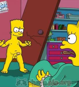 Porno - Bart Violando a su Hermana Lisa Simpson en su Cuarto - 3