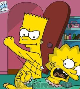 Sexo - Bart Violando a su Hermana Lisa Simpson en su Cuarto - 4