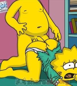 Imagenes XXX - Bart Violando a su Hermana Lisa Simpson en su Cuarto - 9